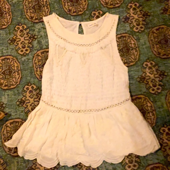 Sleeveless white tunic - Picture 3 of 7